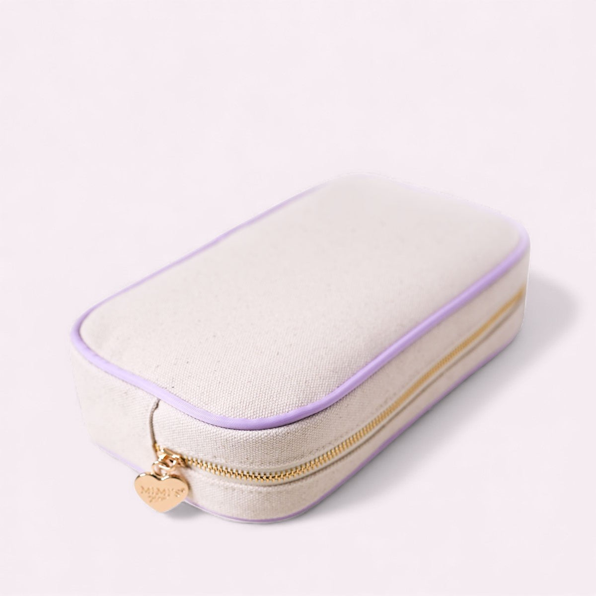 Belle Canvas Make-Up Tasche Flieder