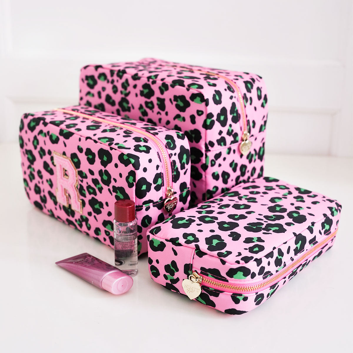 3er Taschen-Set 1 Pink Leo