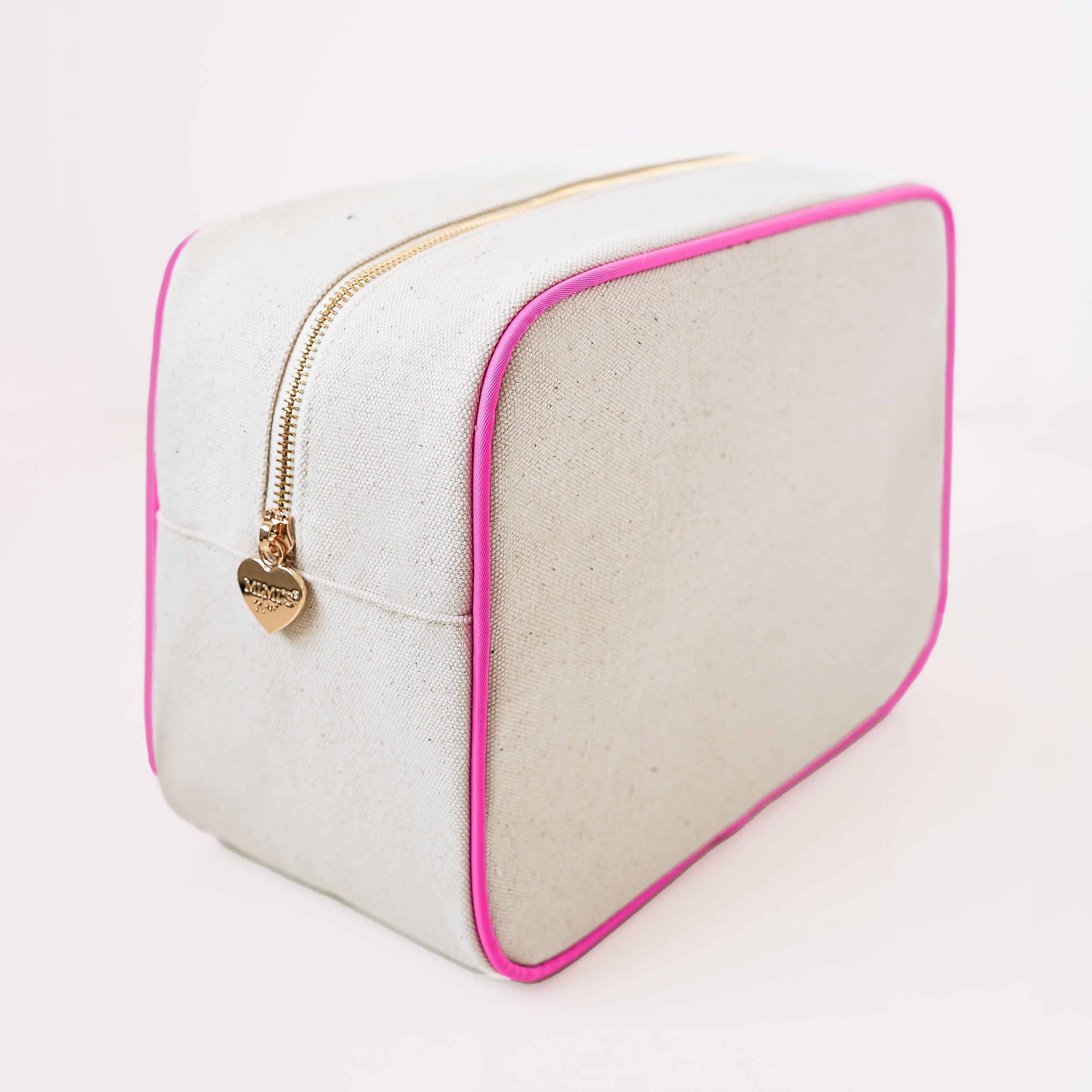 Ava Canvas Kulturtasche Neon Pink