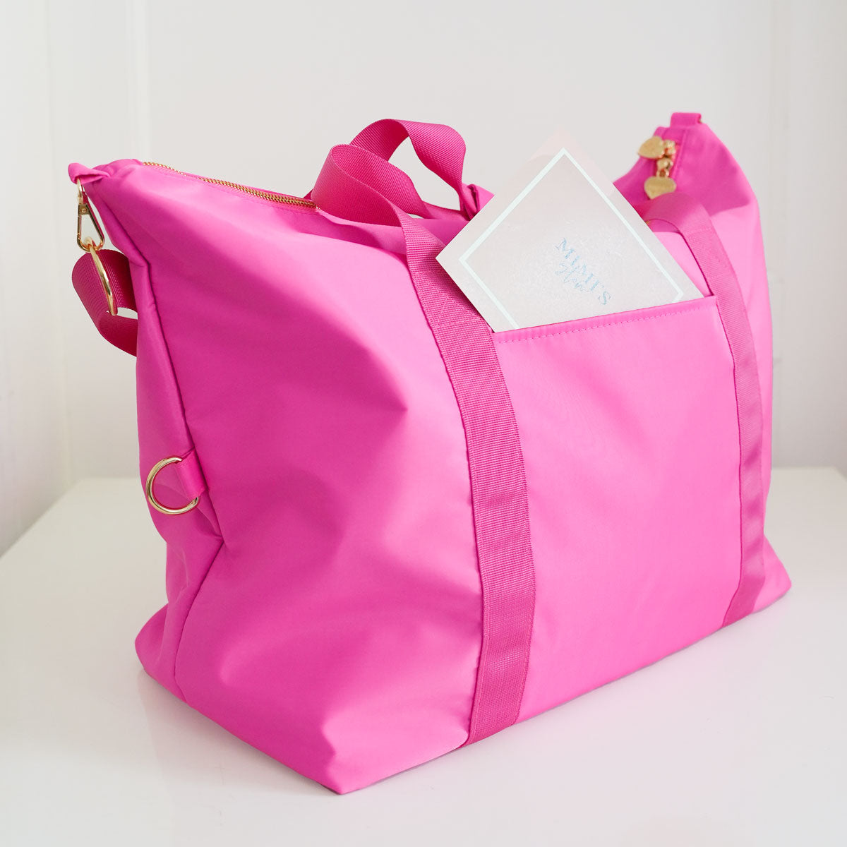 Fanny Weekender Bag Neon Pink