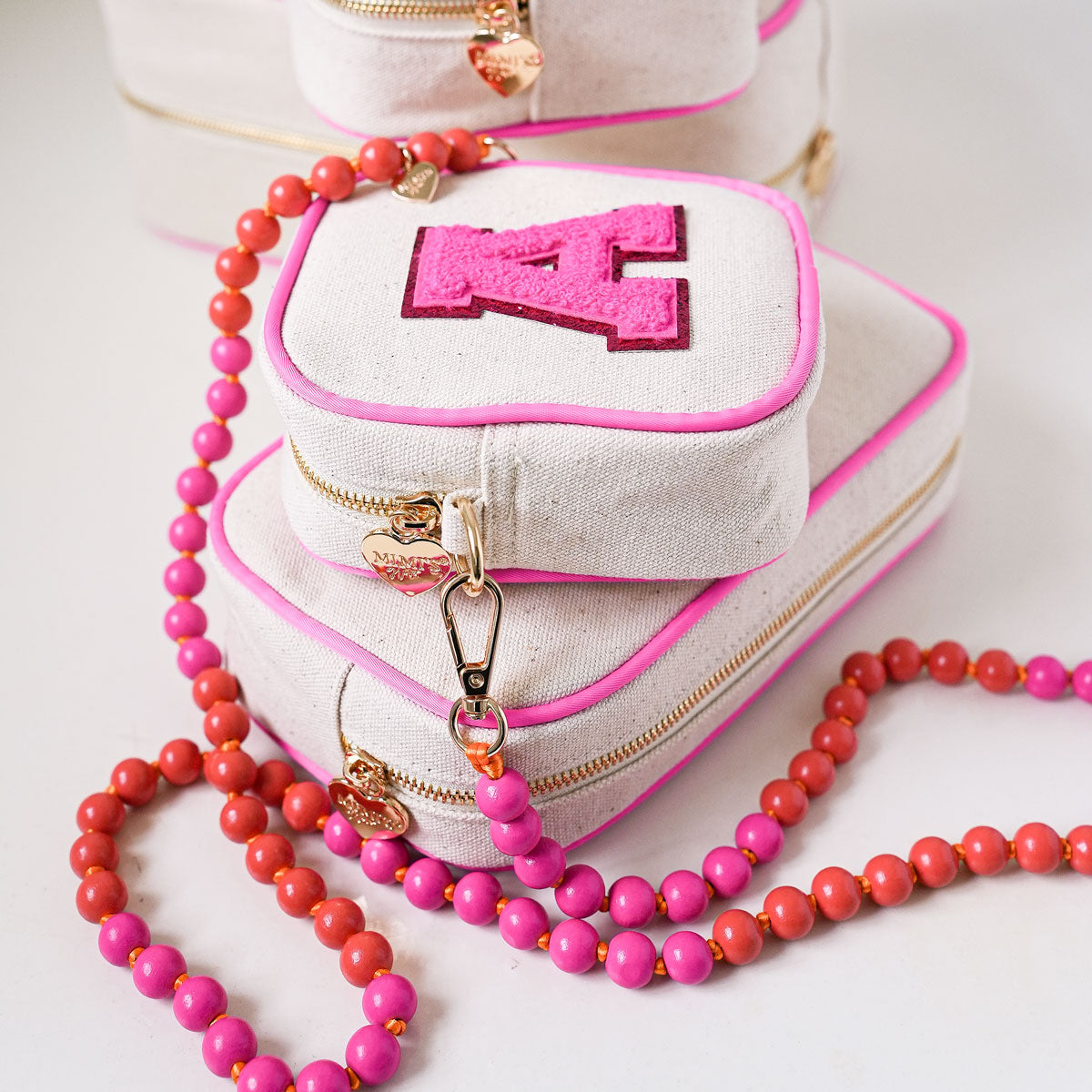 Lily Canvas Tasche Neon Pink