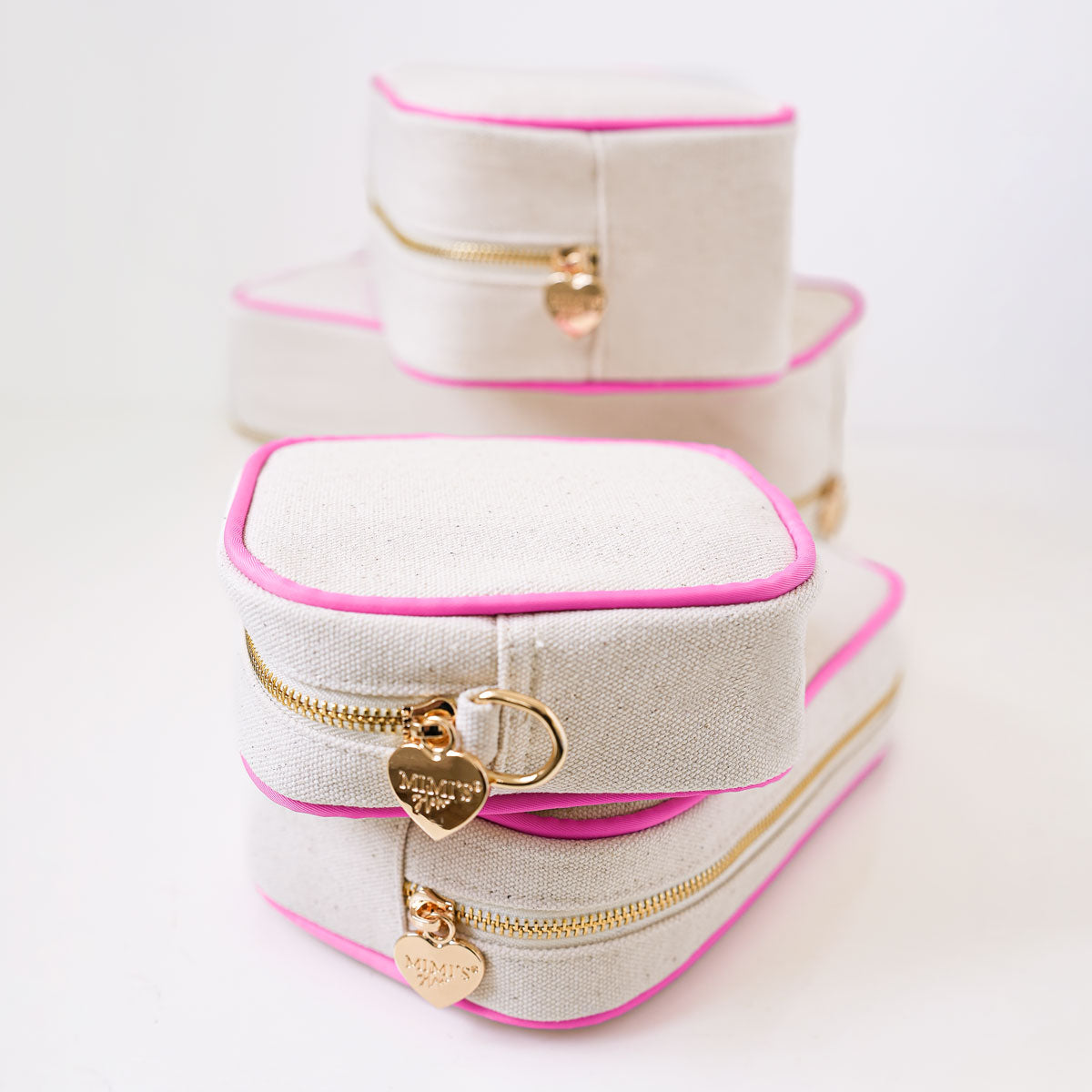 Romy Canvas Kulturbeutel Neon Pink