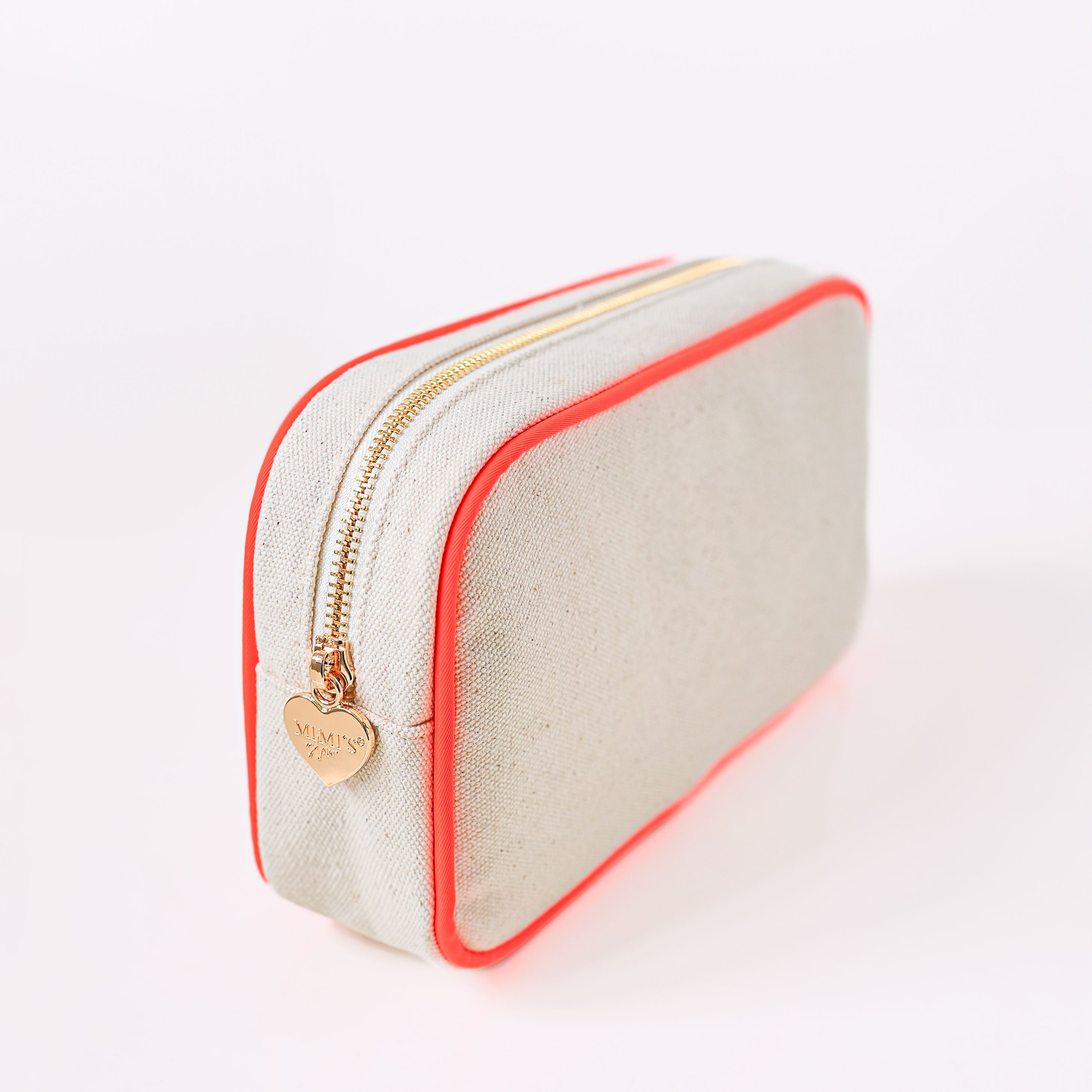 Belle Canvas Make-Up Tasche Neon Orange