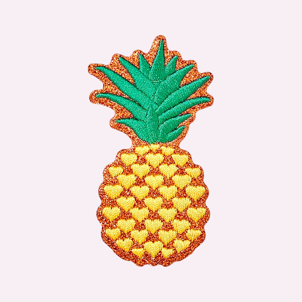 Glitzer Sticker Ananas