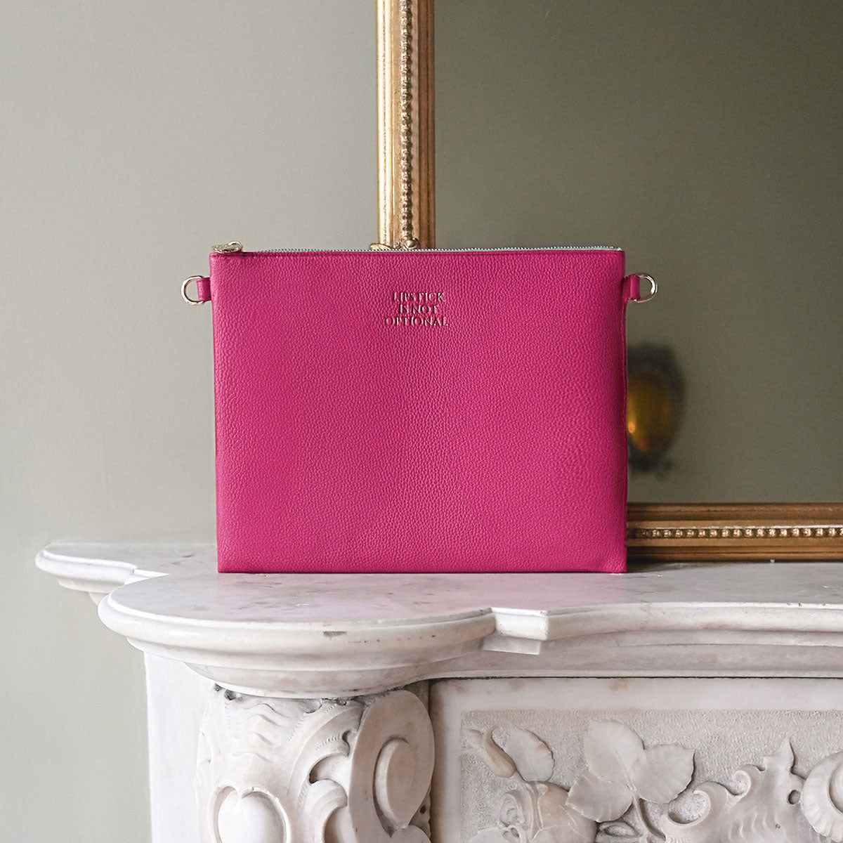 Stella Clutch Raspberry