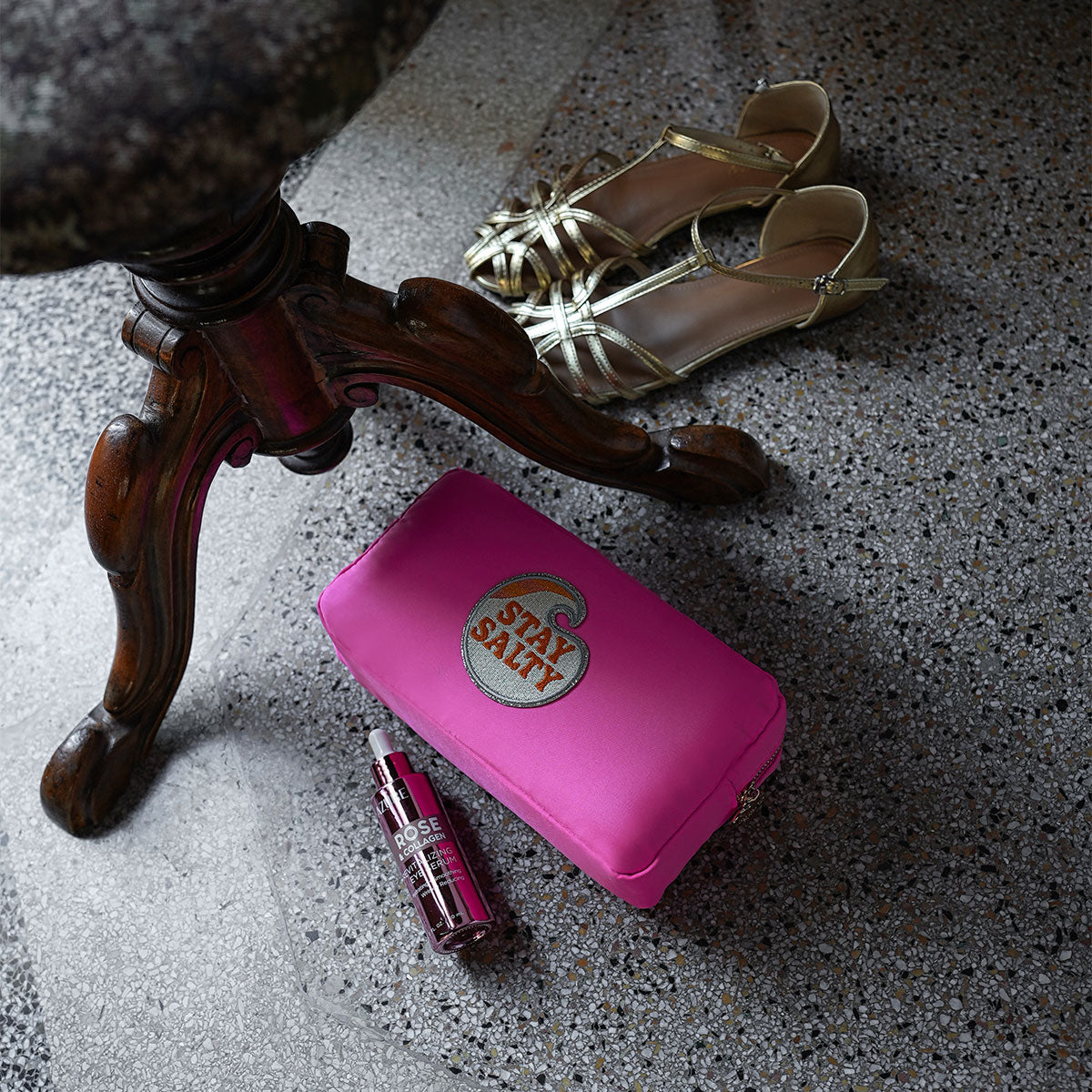 Belle Make-Up Tasche Neon Pink