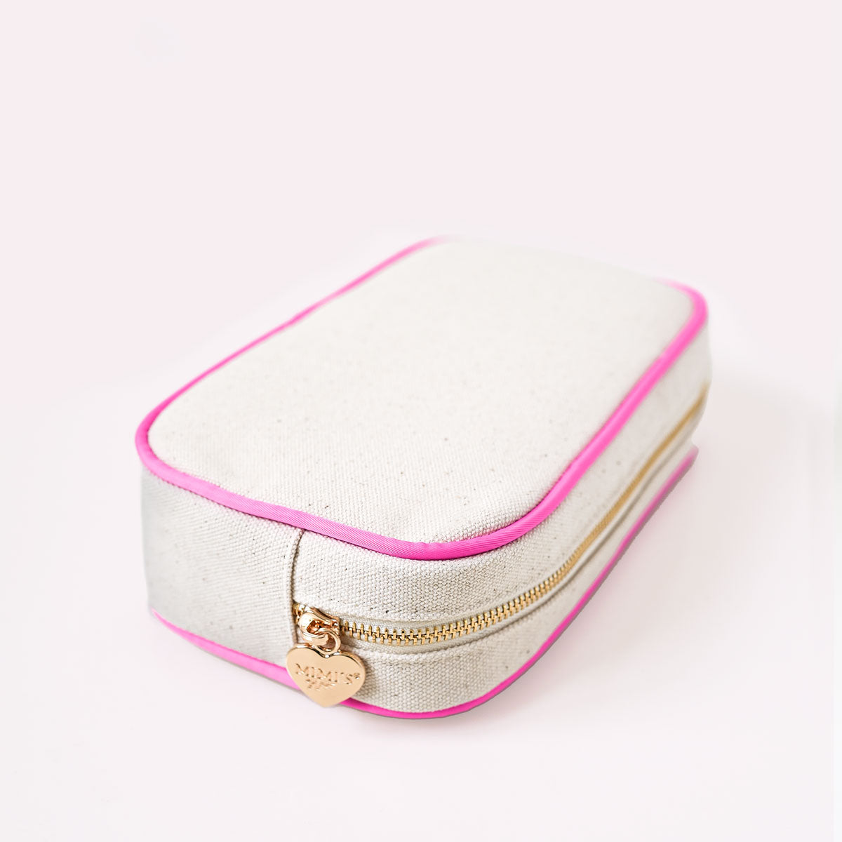 Belle Canvas Make-Up Tasche Neon Pink