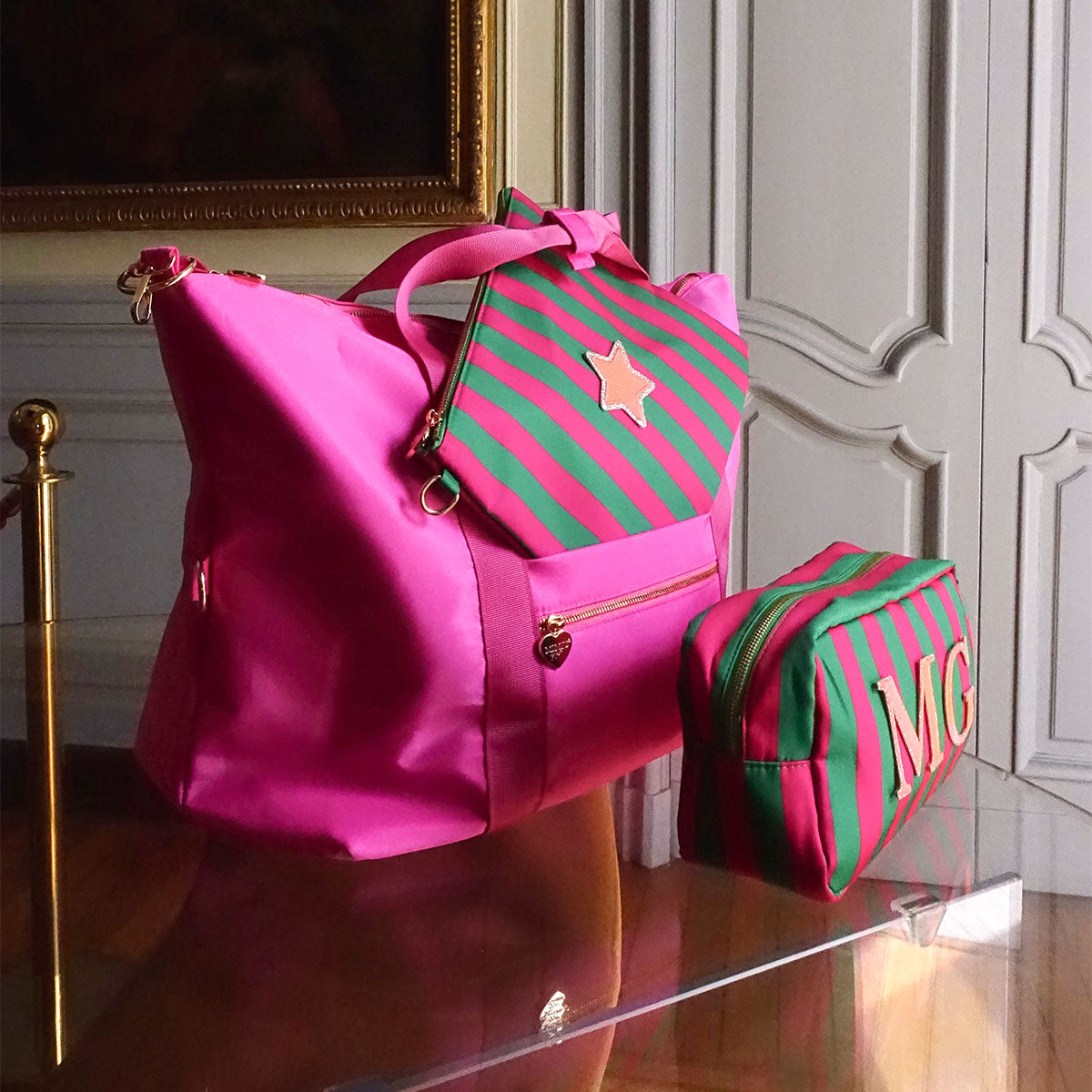 Fanny Weekender Bag Neon Pink