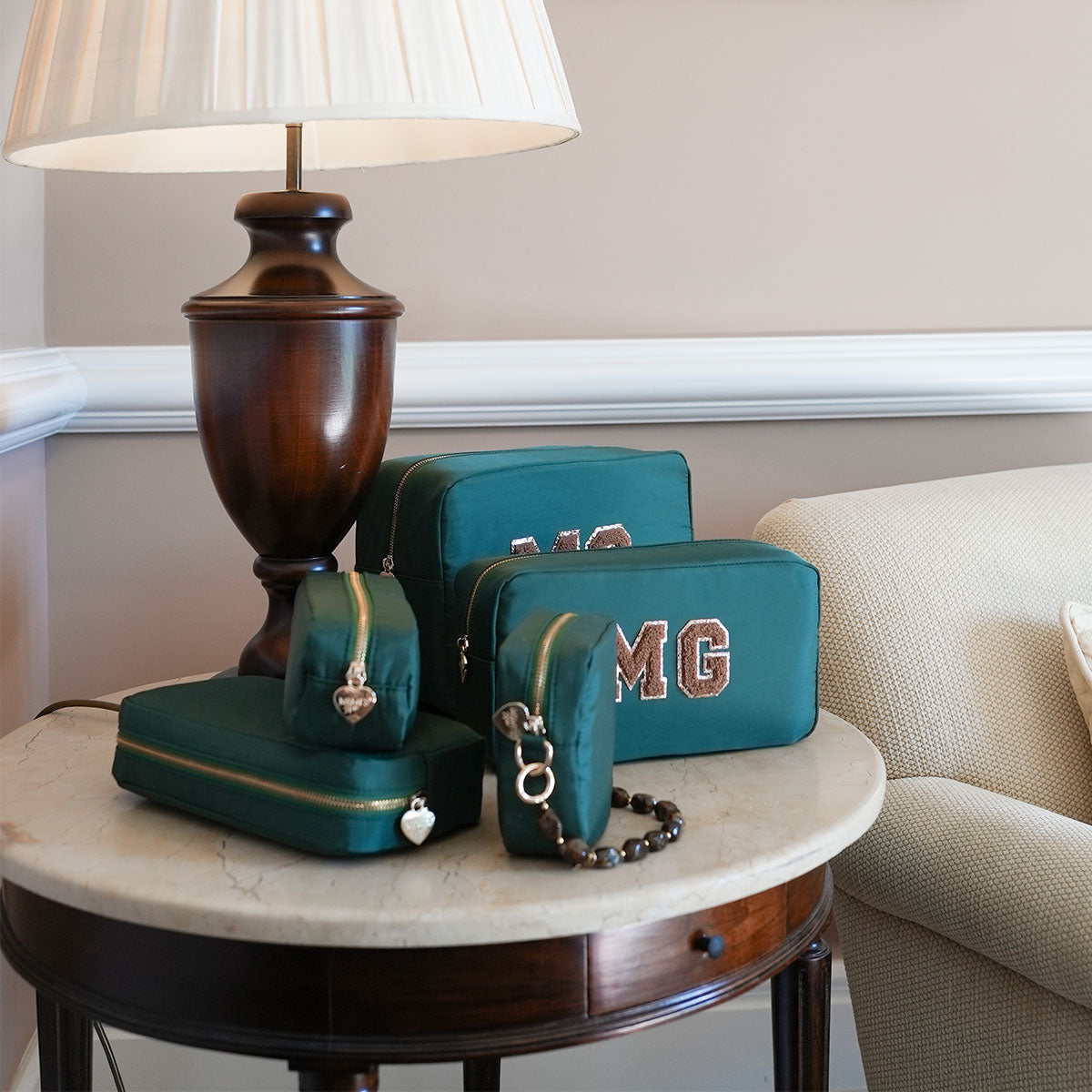 3er Taschen-Set Nr. 1 Forest Grün