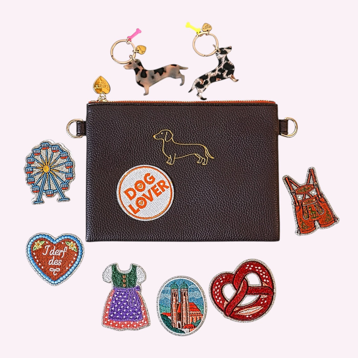 Lia Pouch Chocolate