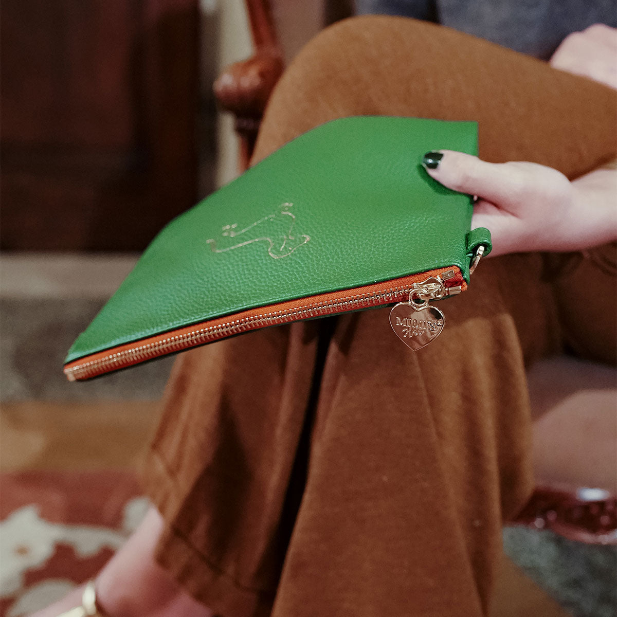 Lia Pouch Moss Green