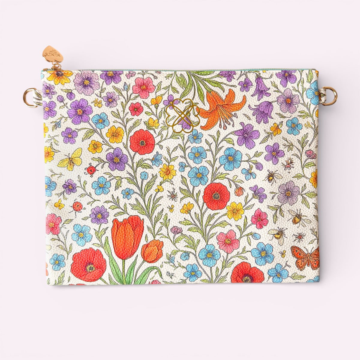 Stella Clutch Floral Creme
