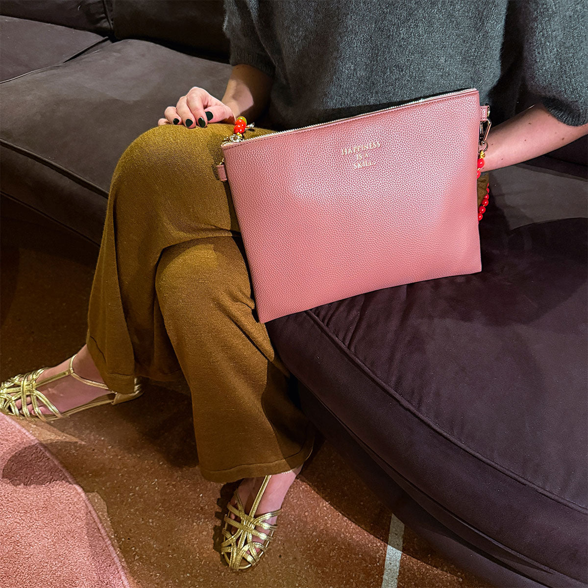 Stella Clutch Taupe