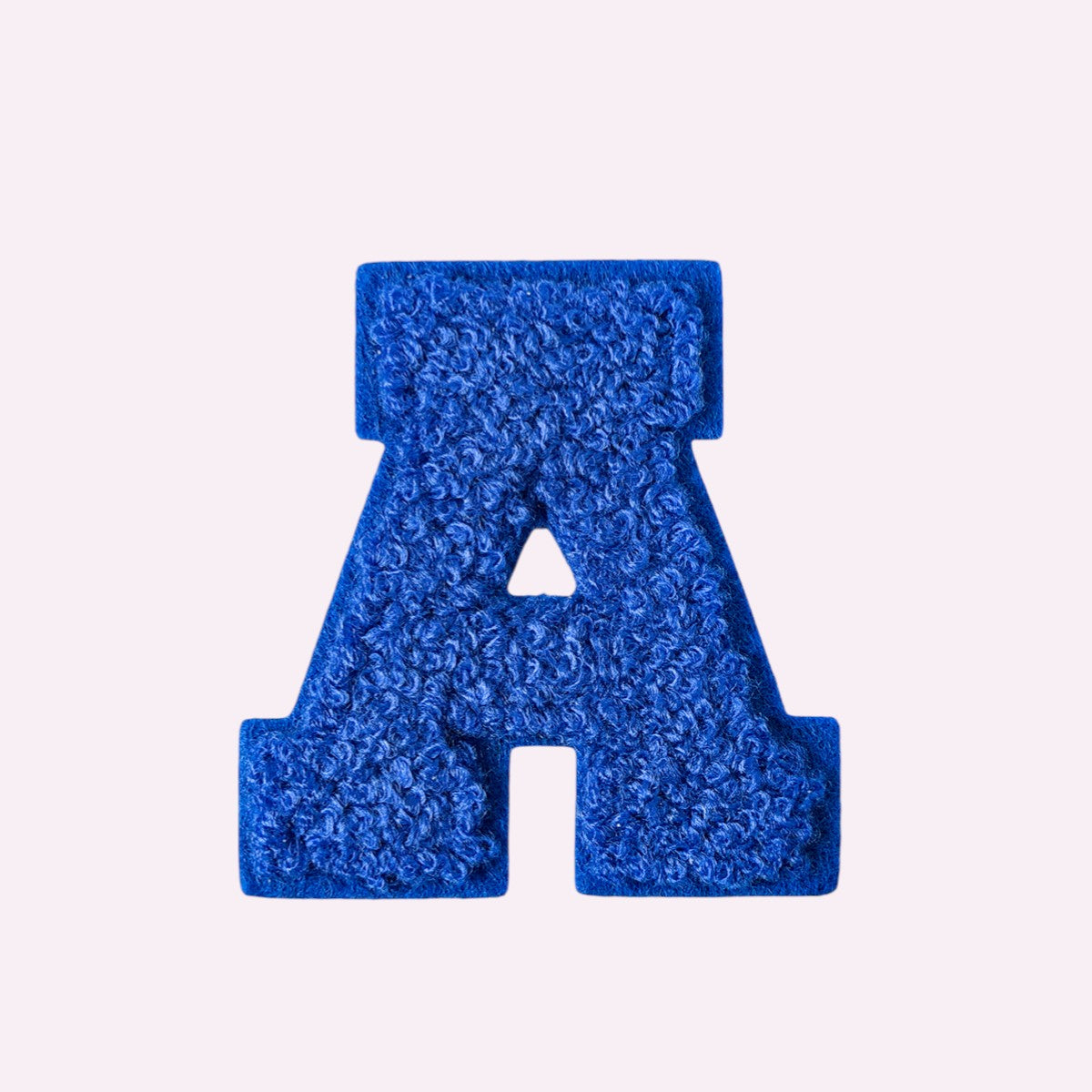 Buchstaben ohne Glitzer Knallblau