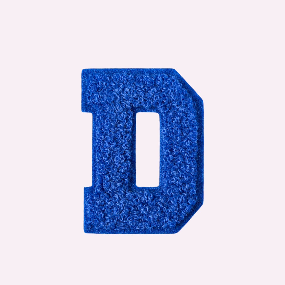 Buchstaben ohne Glitzer Knallblau