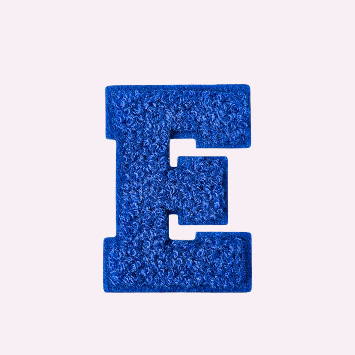 Buchstaben ohne Glitzer Knallblau