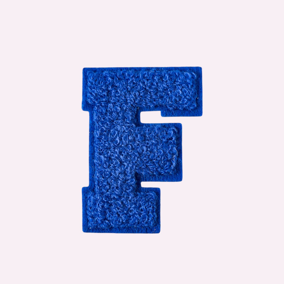 Buchstaben ohne Glitzer Knallblau