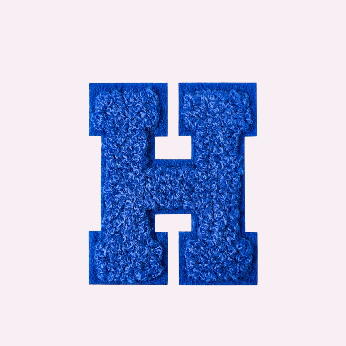 Buchstaben ohne Glitzer Knallblau