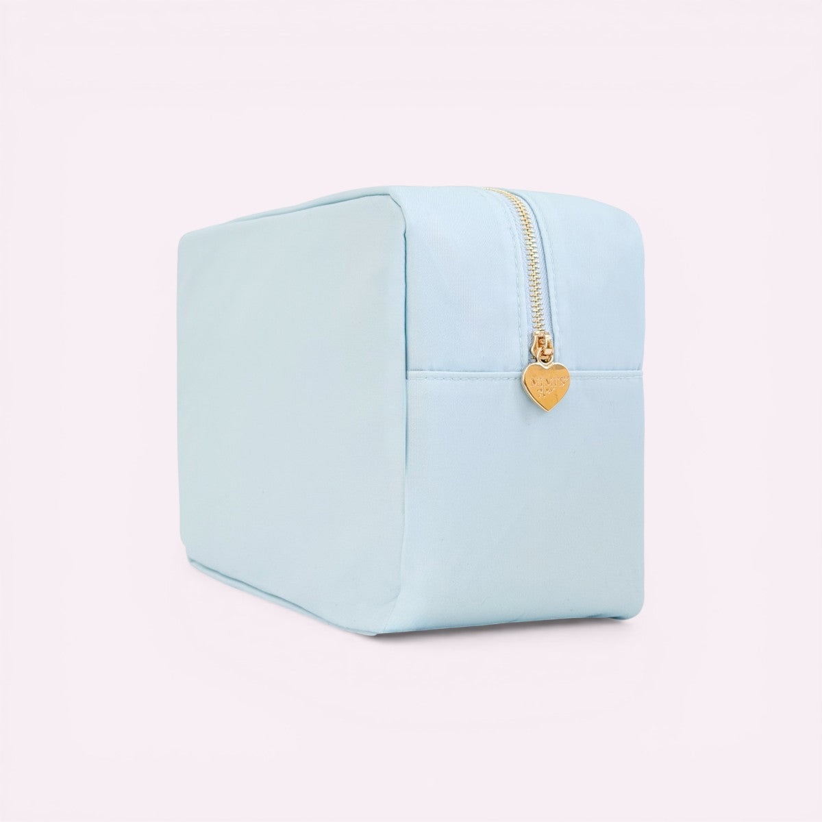Handbestickte Nylon Tasche Beach Hut Aqua