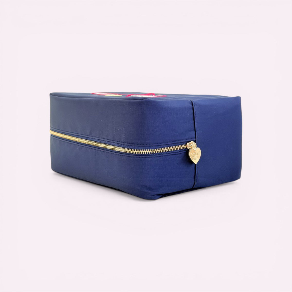 Handbestickte Nylon Tasche Tennis Navy