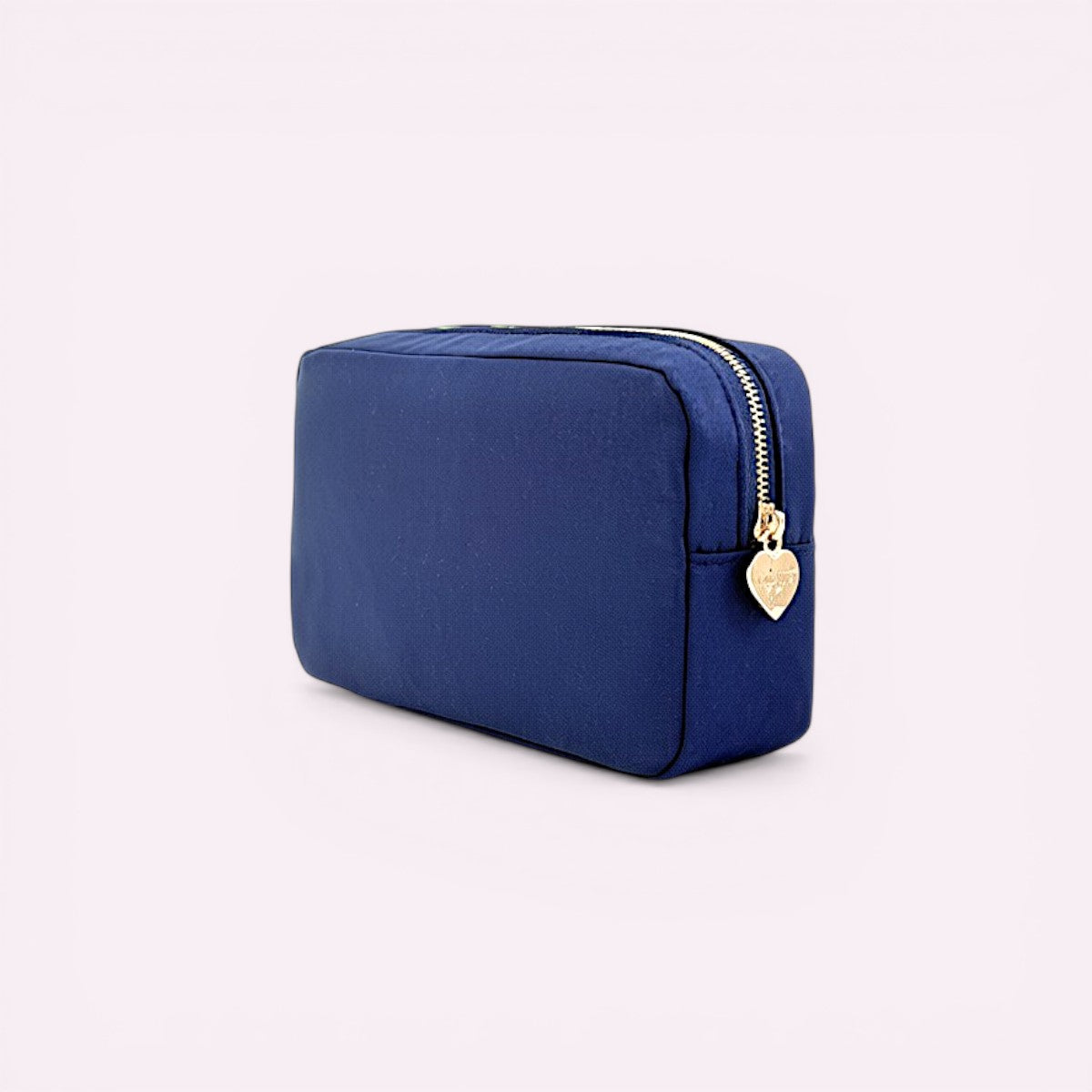 Handbestickte Pouch Tennis Navy