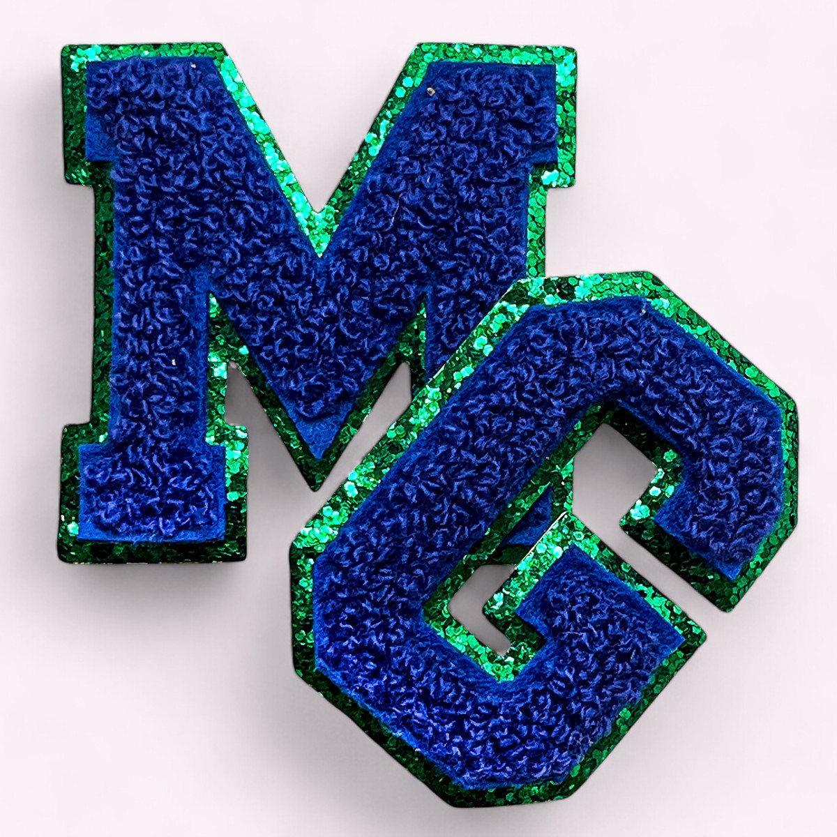 Glitzer Buchstaben Royal Grün Glitter