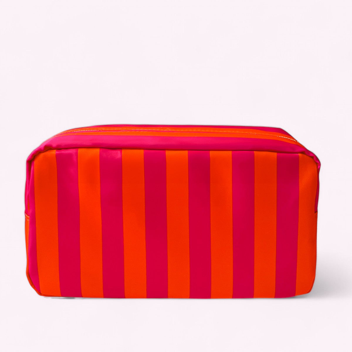 Romy Kosmetiktasche Stripes Neon Pink Orange