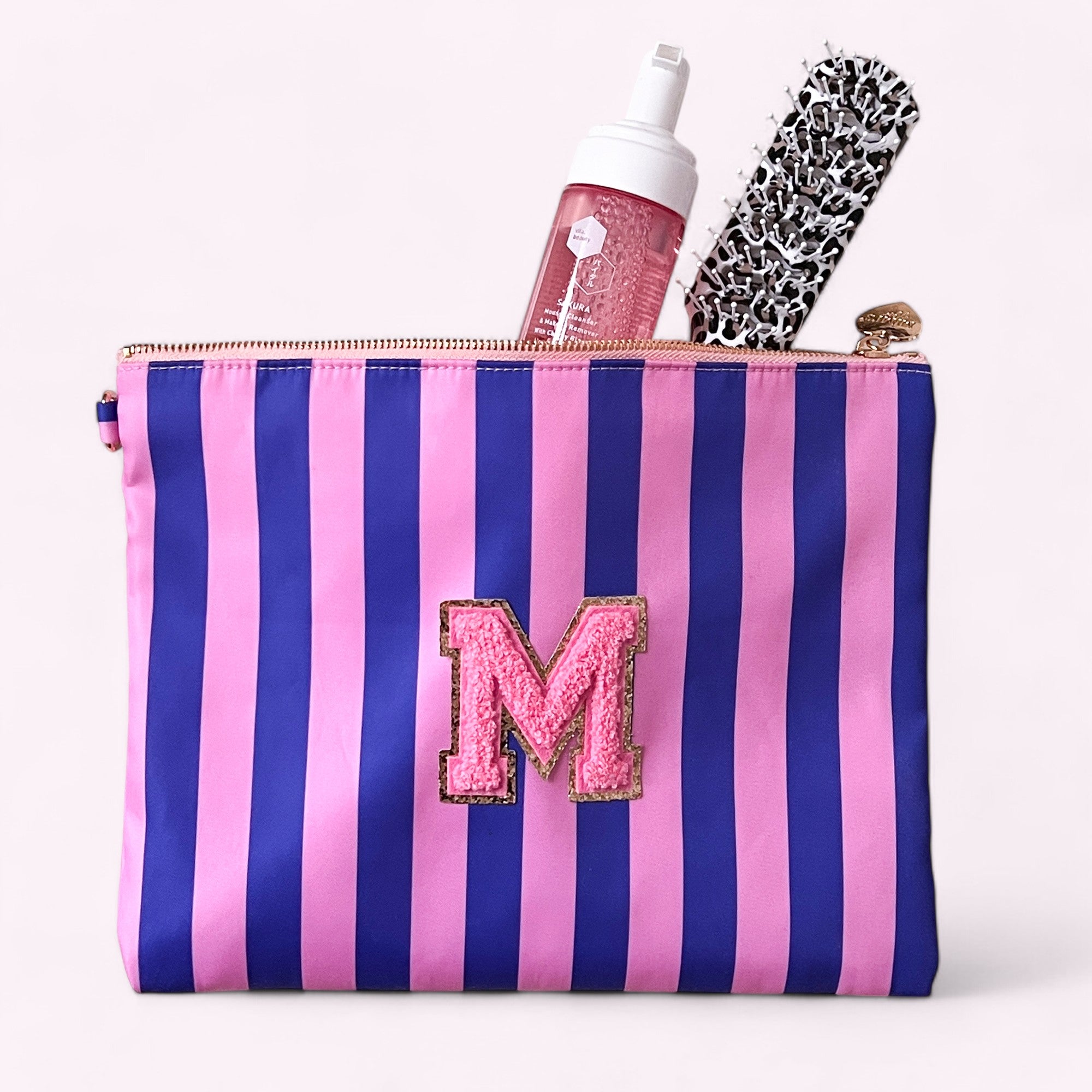 3er Taschen Set Stripes Violet Royal