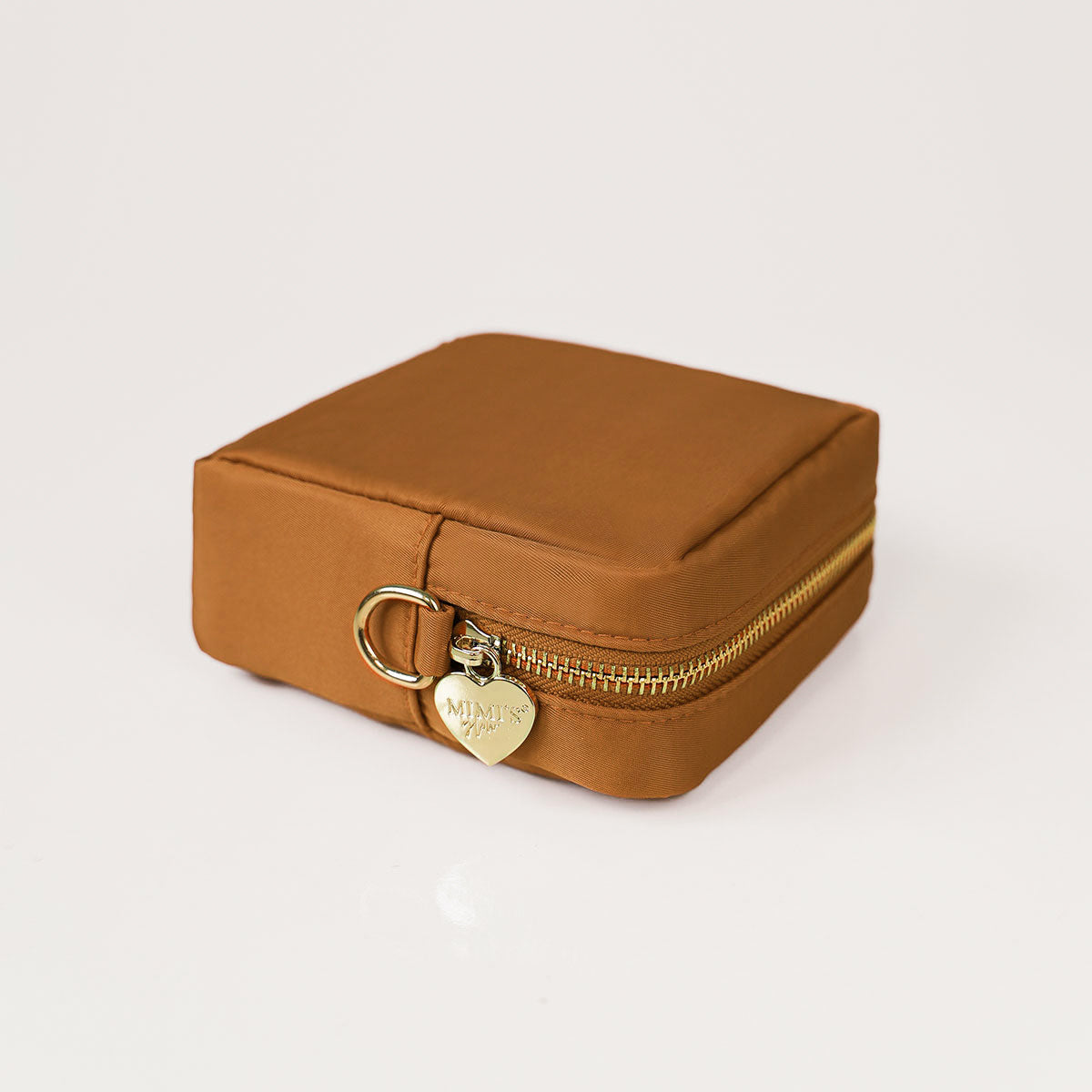 Hochwertiger Mini Toilettenbeutel Kosmetiktasche Camel