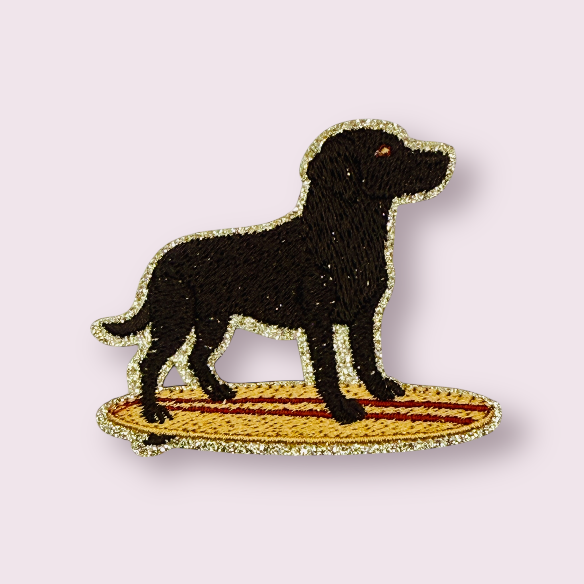 Sticker Surfing Labrador