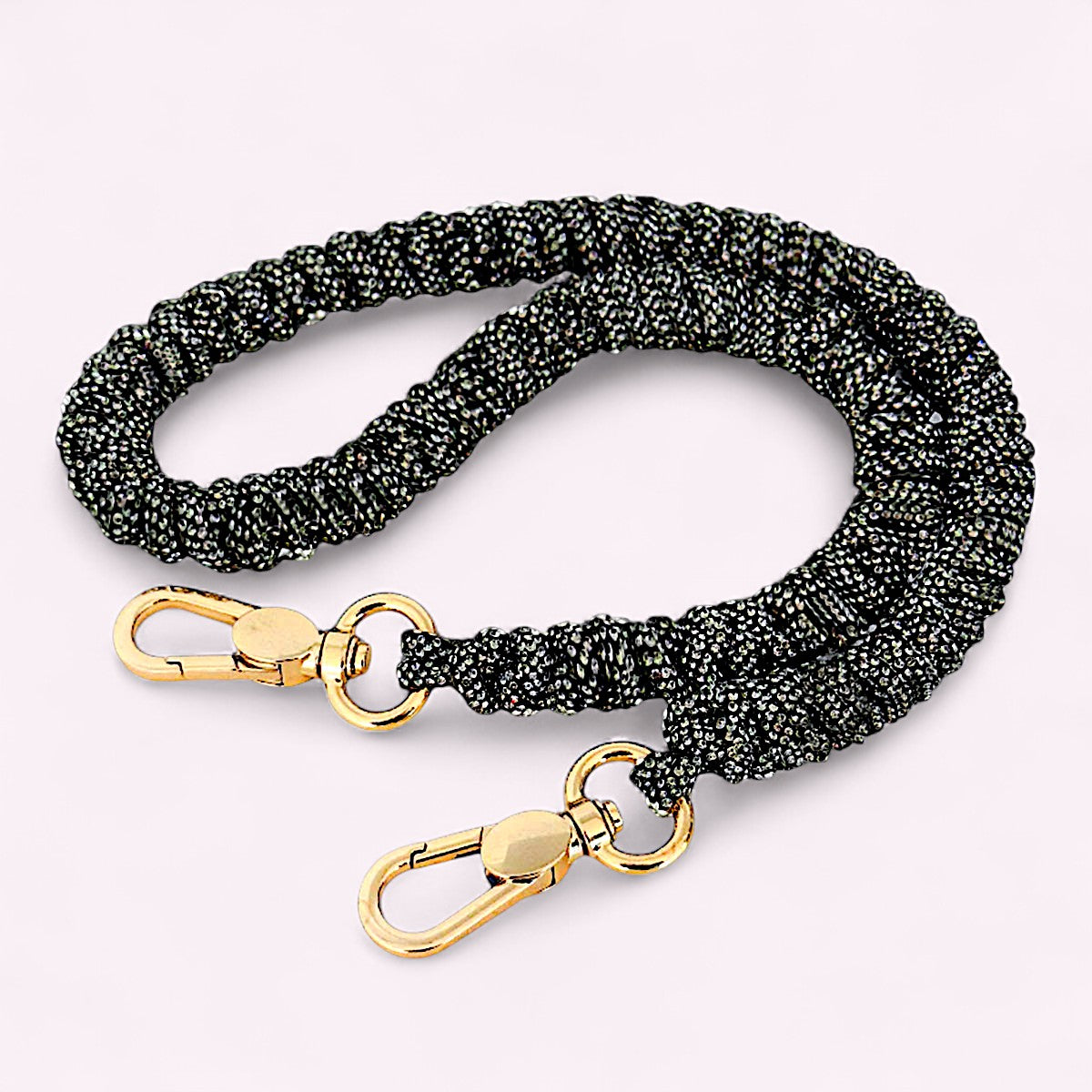 Glitzer Strap Anthrazit