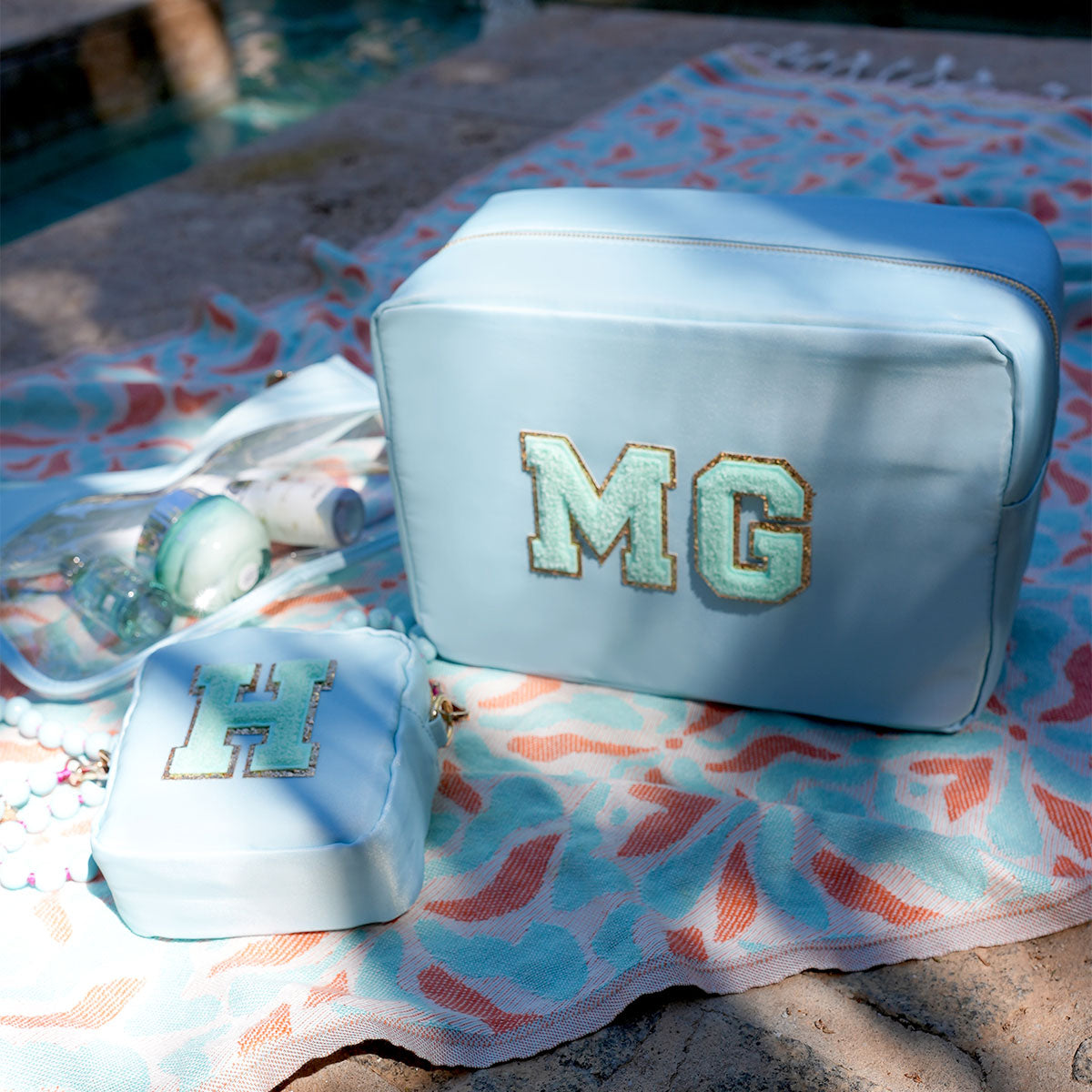 Ava Kulturbeutel Aqua