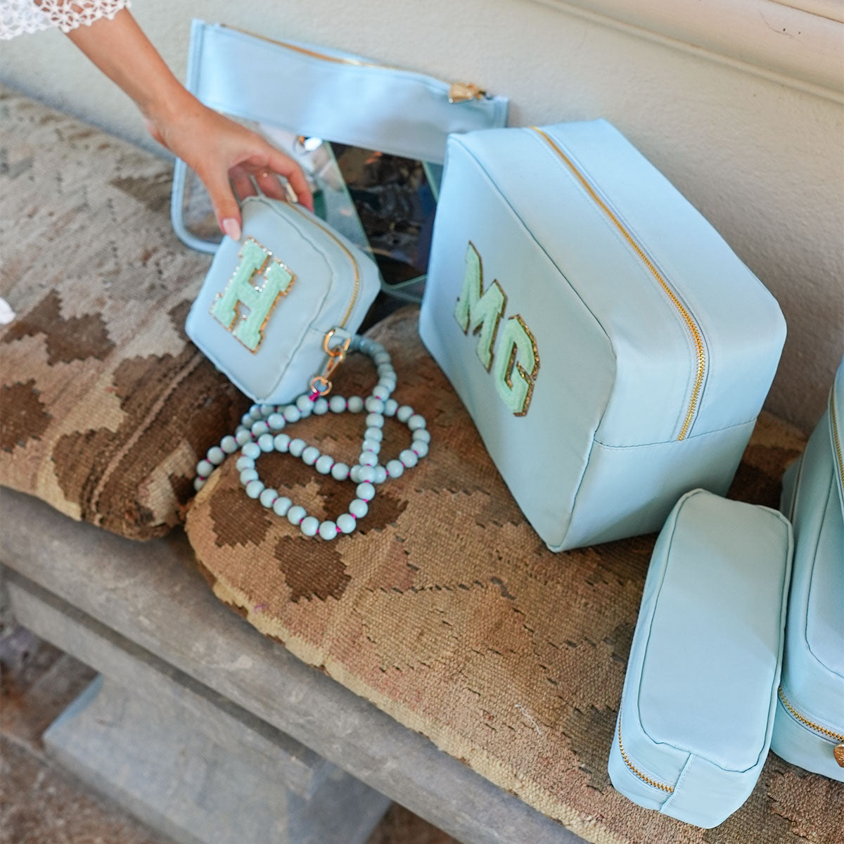 Ava Kulturbeutel Aqua