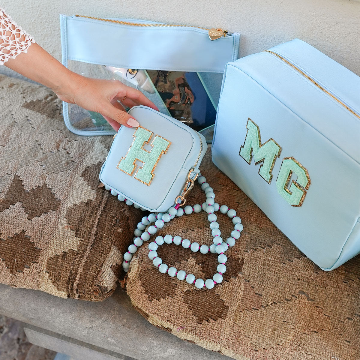 Lily Mini Tasche Aqua