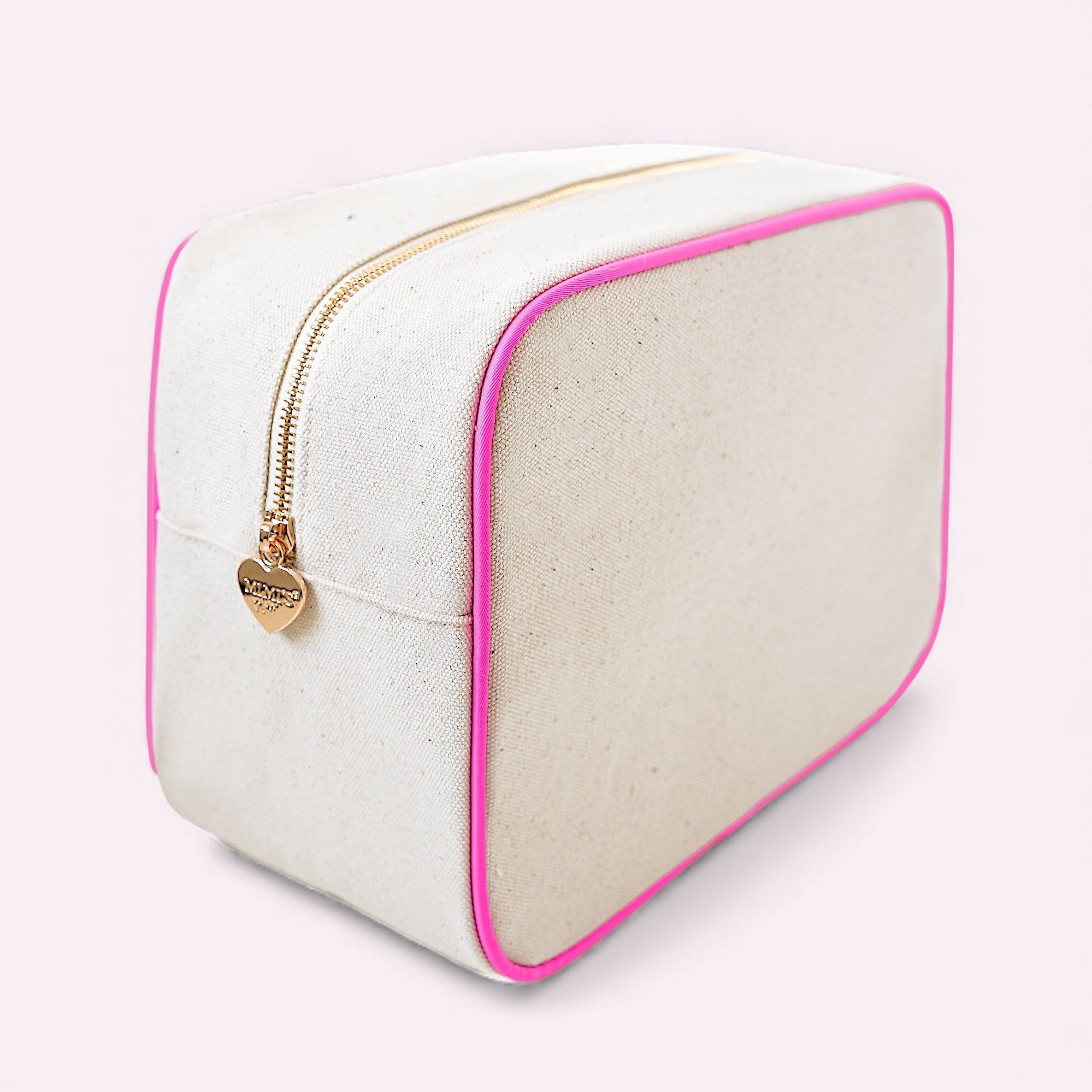 Ava Canvas Kulturtasche Neon Pink