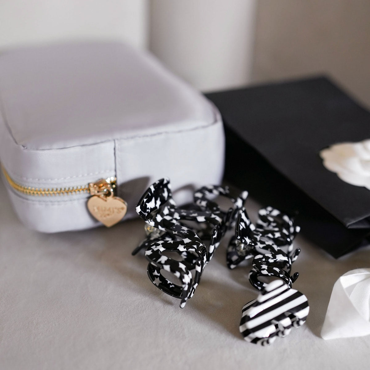 Belle Make-Up Tasche Pebble Grau