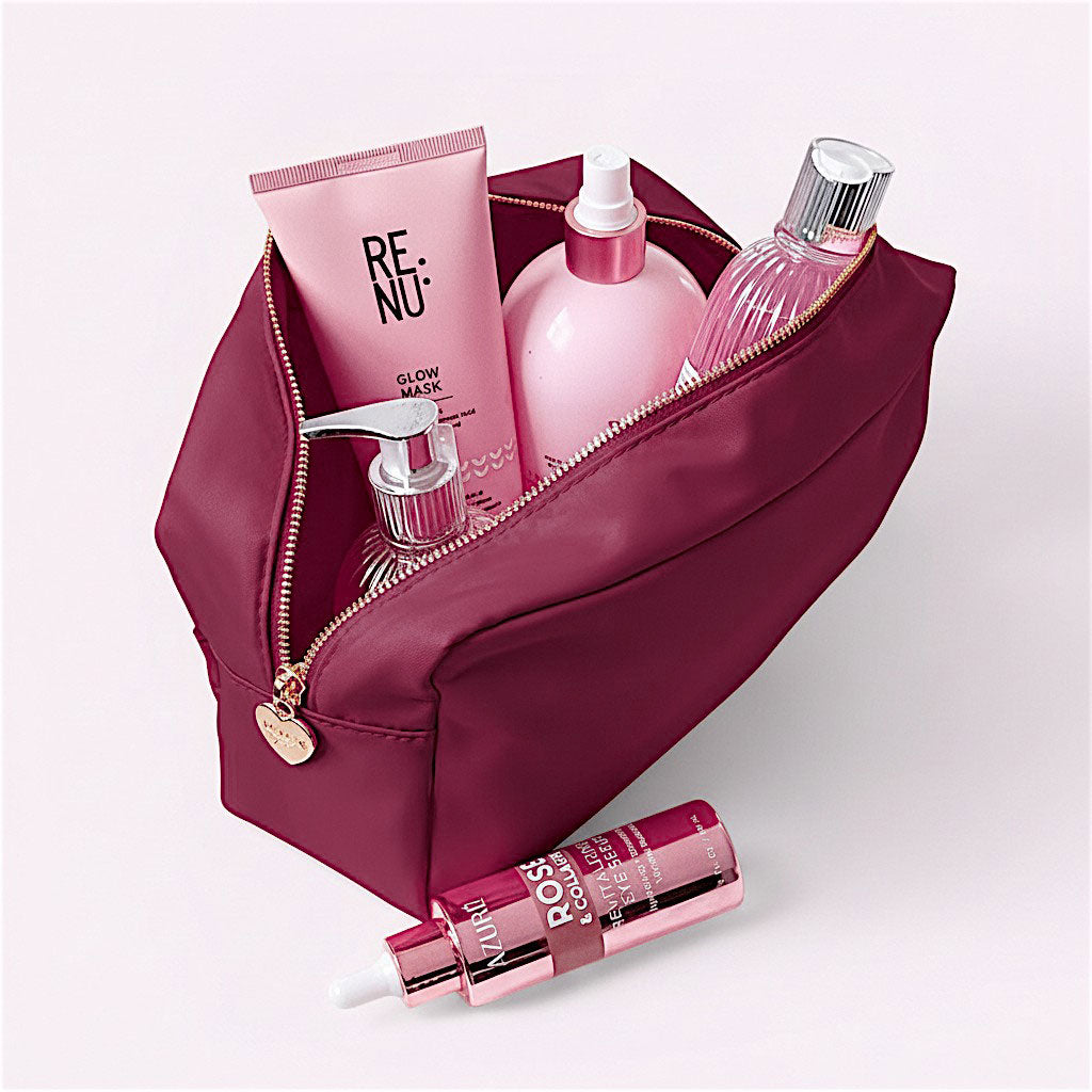 Eine edle und funktionale Kosmetiktaschen aus robustem Nylon. Langlebig, fun und cool in vielen bunten Farben