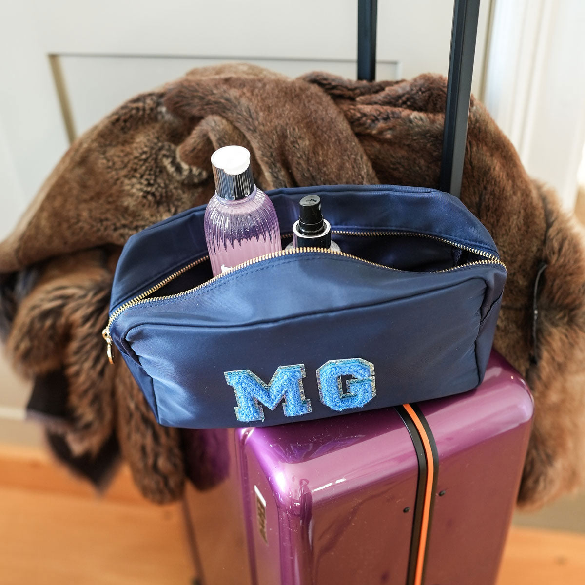 Buchstaben Royal Blau Blau Glitter