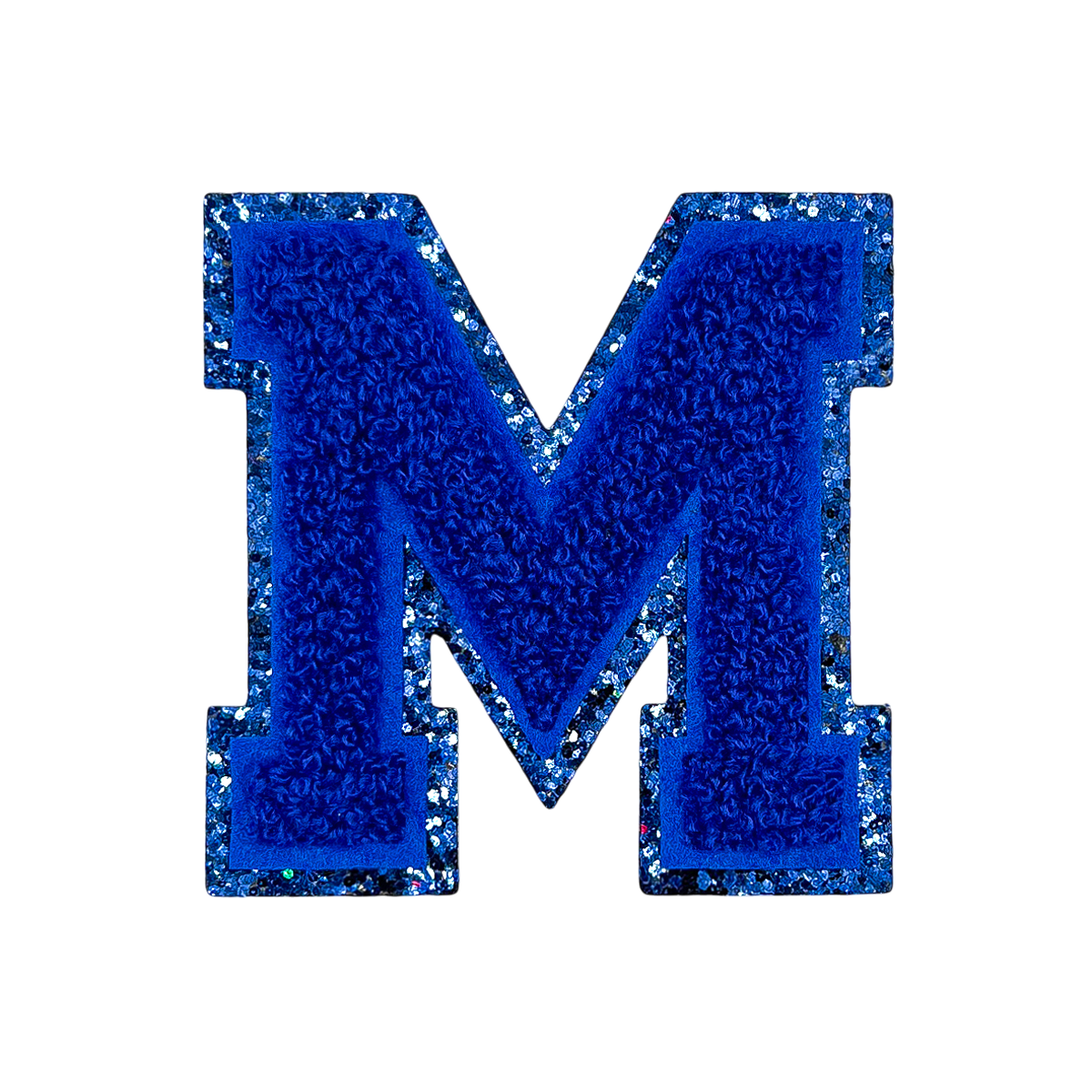Buchstaben Royal Blau Blau Glitter