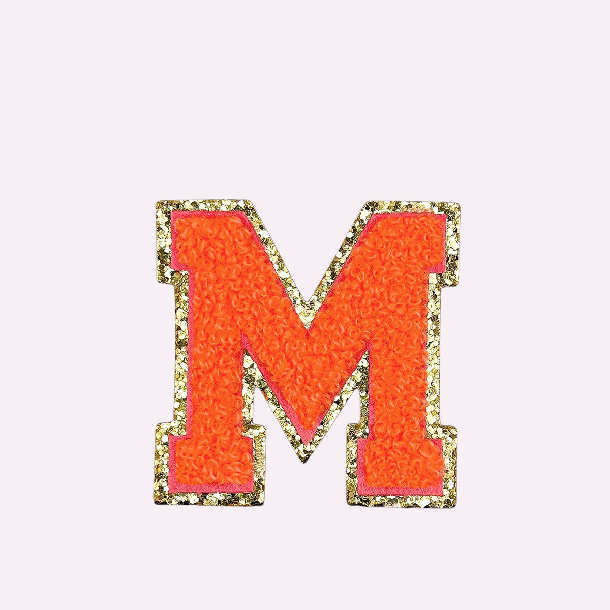 Glitzer Buchstaben Mandarine