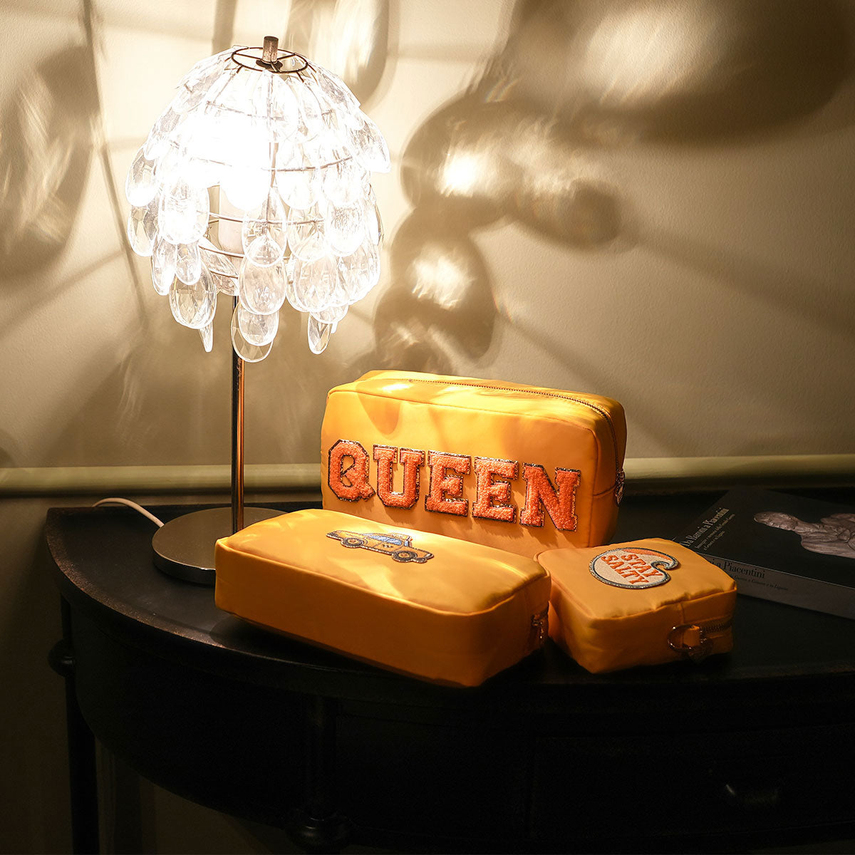 Glitzer Buchstaben Mandarine