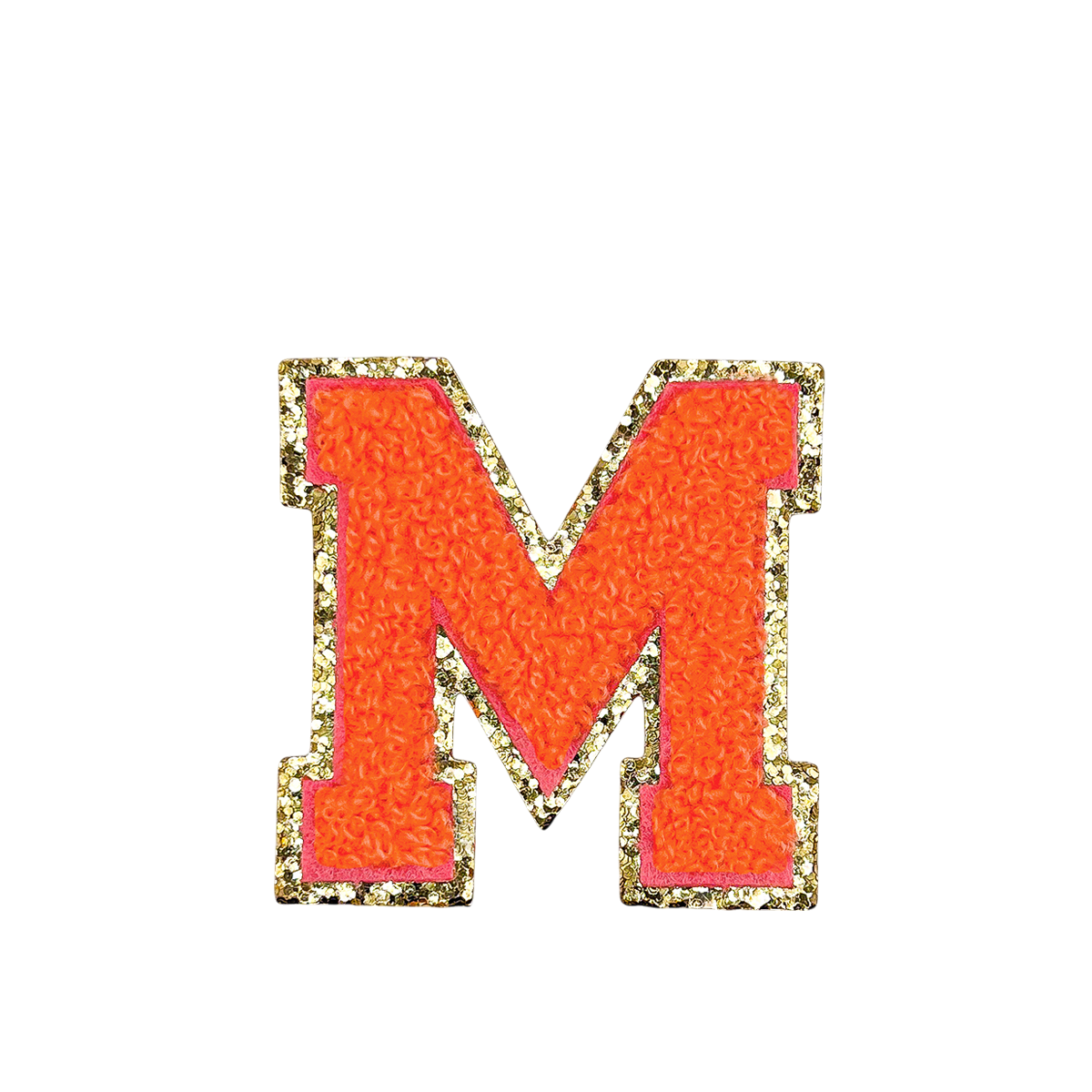 Glitzer Buchstaben Mandarine