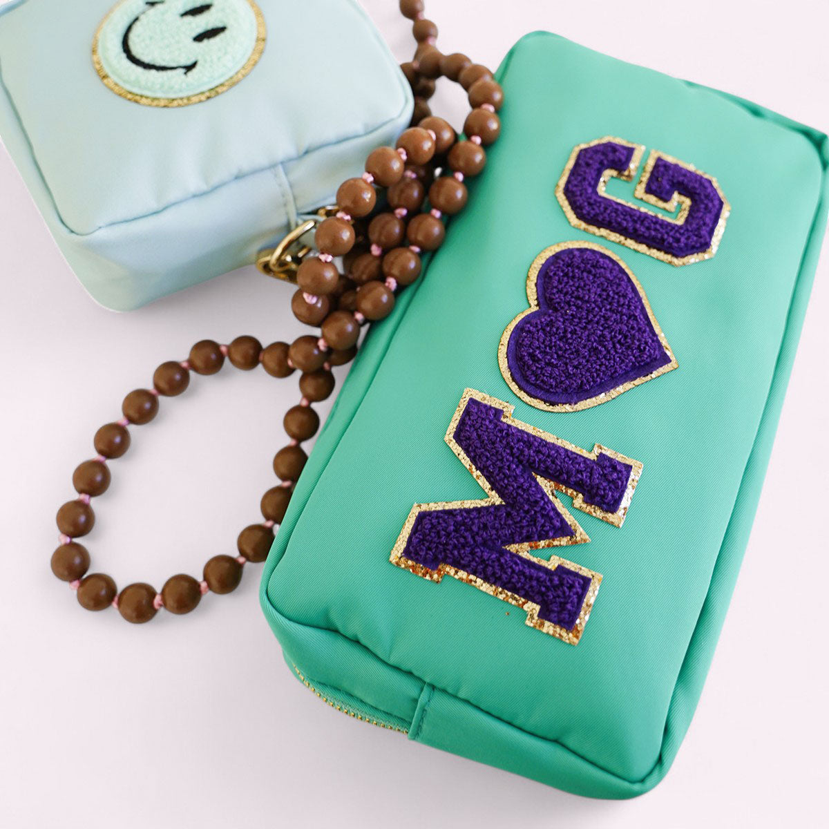 Glitzer Buchstaben Lila