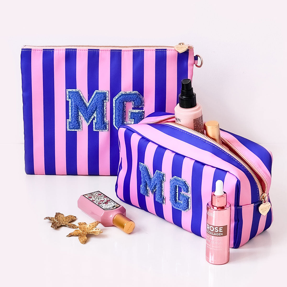 Glitzer Buchstaben Ibiza Blau