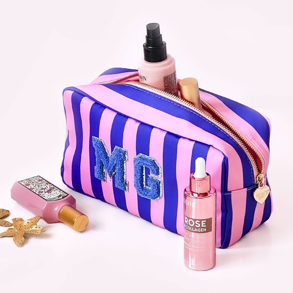 Glitzer Buchstaben Ibiza Blau