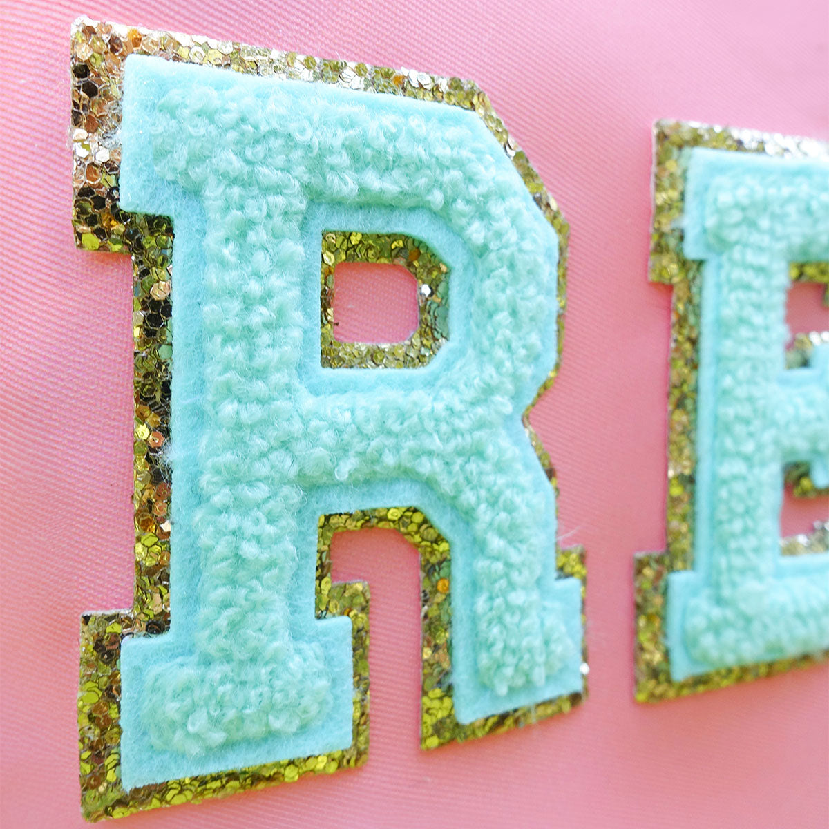 Glitzer Buchstaben Mint