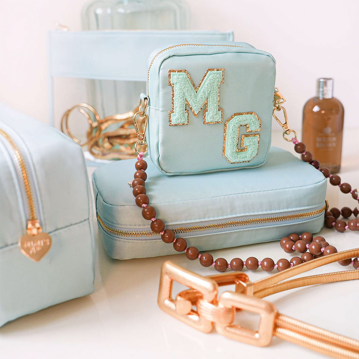 Glitzer Buchstaben Mint