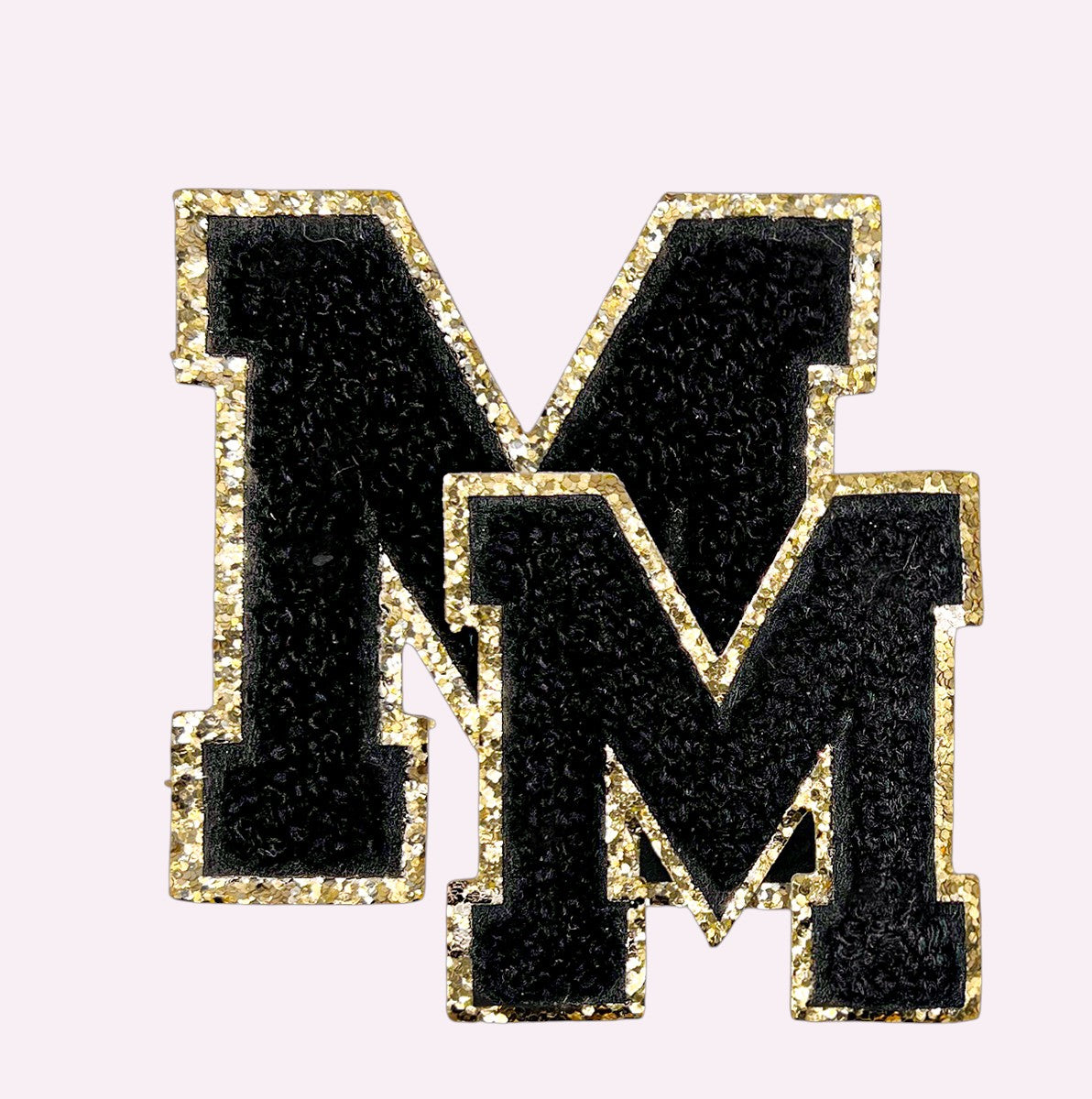 Glitzer Buchstaben Schwarz