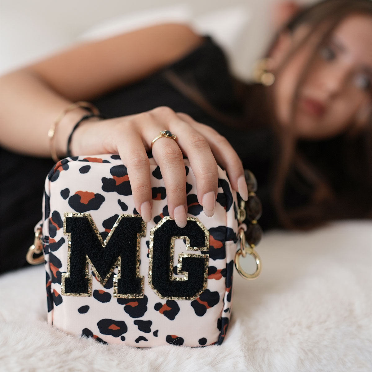 Glitzer Buchstaben Schwarz