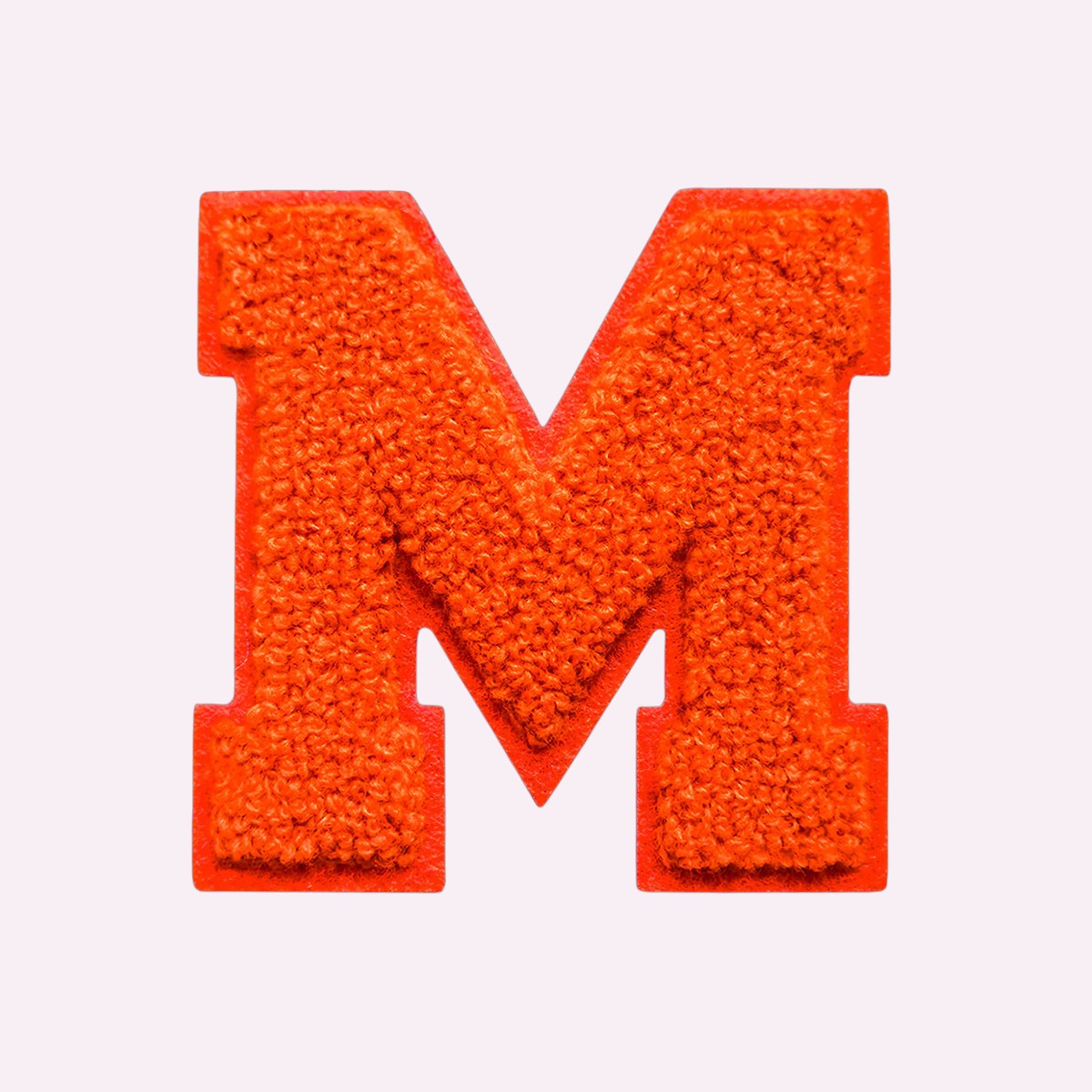 No Glitzer Buchstaben Neon Orange, image size:1200x1200